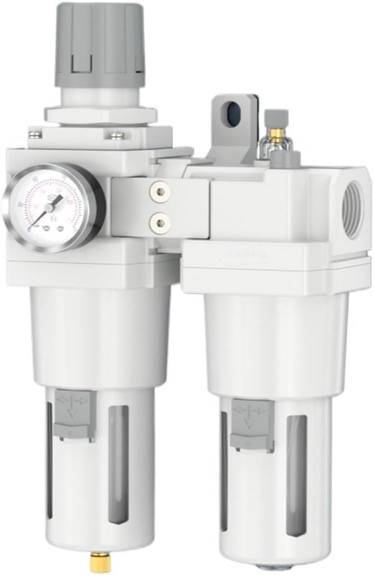 Air Compressor Oil-Water Separator Filter AC2000 Drainage Compressed air Pressure regulating Valve air Source Processor(.AW2000 02D Automatic Drainage)