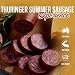 Zick's Thuringer German Smoked Sausage (10 oz) | Naturally Dried & Cured Meat, Quality German Meats, Premium Meat Gifts Snack, German Sausage for Men & Women, Healthy German Food, Beef Sausage