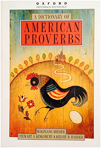 Preisvergleich Produktbild A Dictionary of American Proverbs