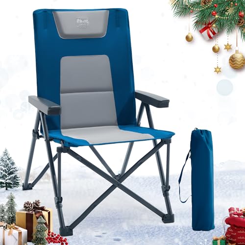 TIMBER RIDGE Campingstuhl Faltbar 260 KG Belastbar 4 Positionen verstellbar...