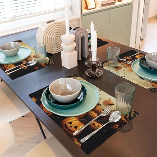 Napperons en lin synthétique élégants pour table de fête chic - 7