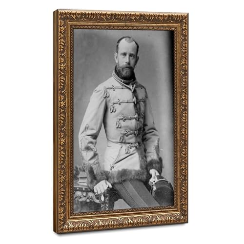 Impression sur toile Rudolf Prince d'Autriche cadre à suspendre décoration murale bureau 40x61