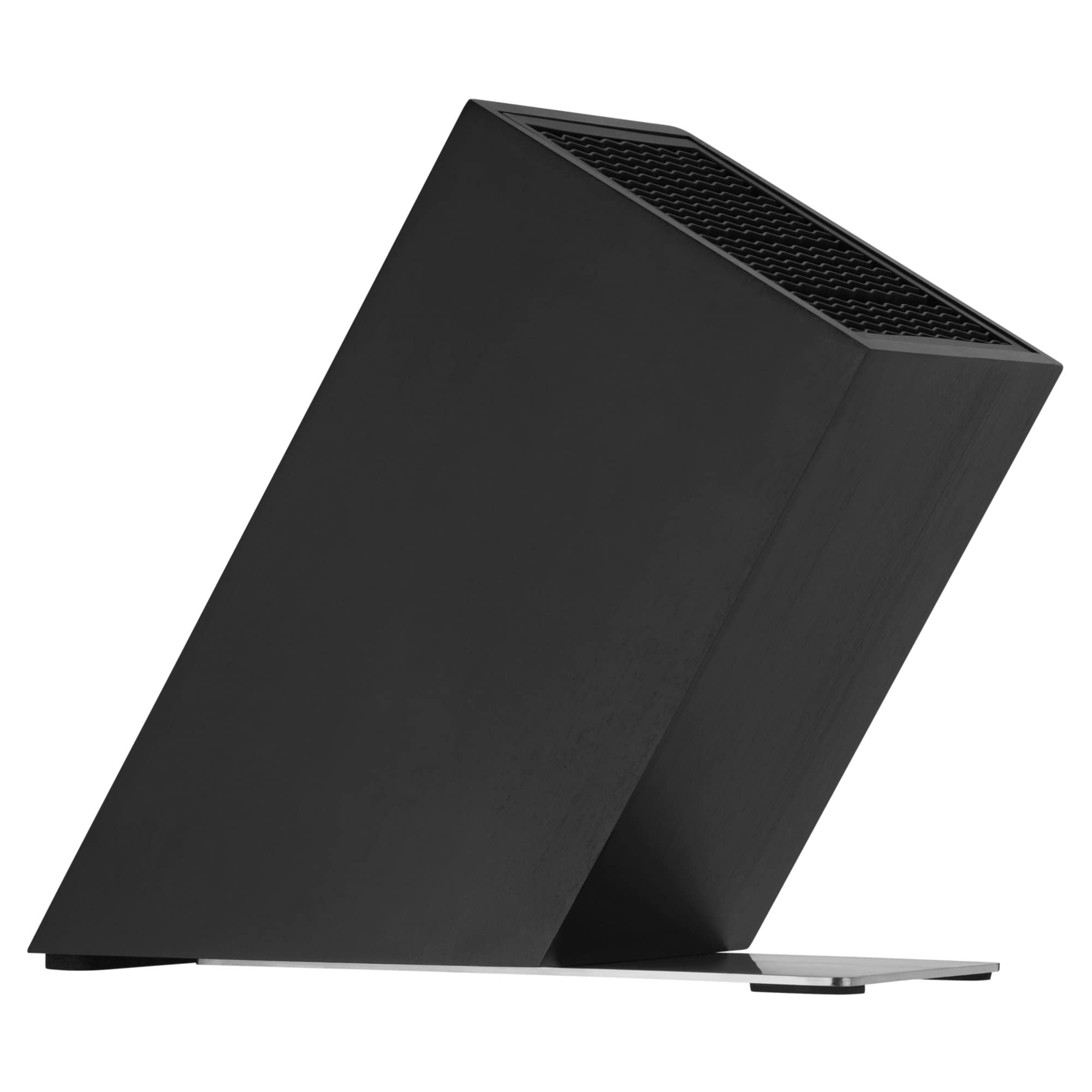 WMF Flextec Cromargan - Bloque para cuchillos (vacío, sin cuchillo, acero inoxidable), color negro