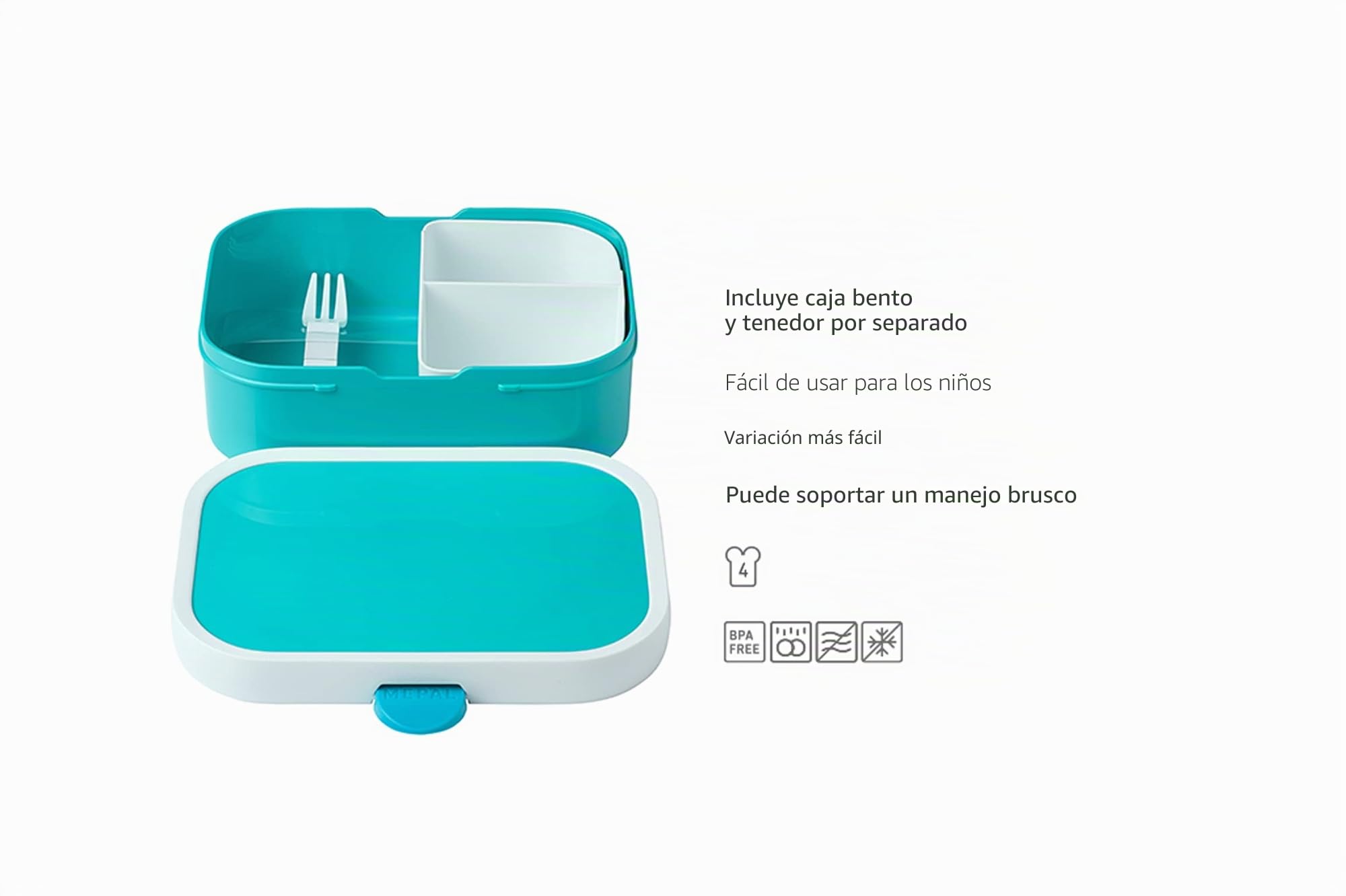 Mepal - Set de Almuerzo Campus - Fiambrera para Niños con Botella Pop-up y Fiambrera - Set de Almuerzo para el Colegio o para Llevar - Sin BPA - 400 ml + 750 ml - Avengers