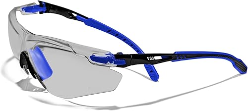 Miniatura 2 de Gafas de seguridad OPTIFENSE VS3 antiempañamiento, transparentes y tintadas, ANSI Z87+ (haga clic para ver la opción de marcolente)