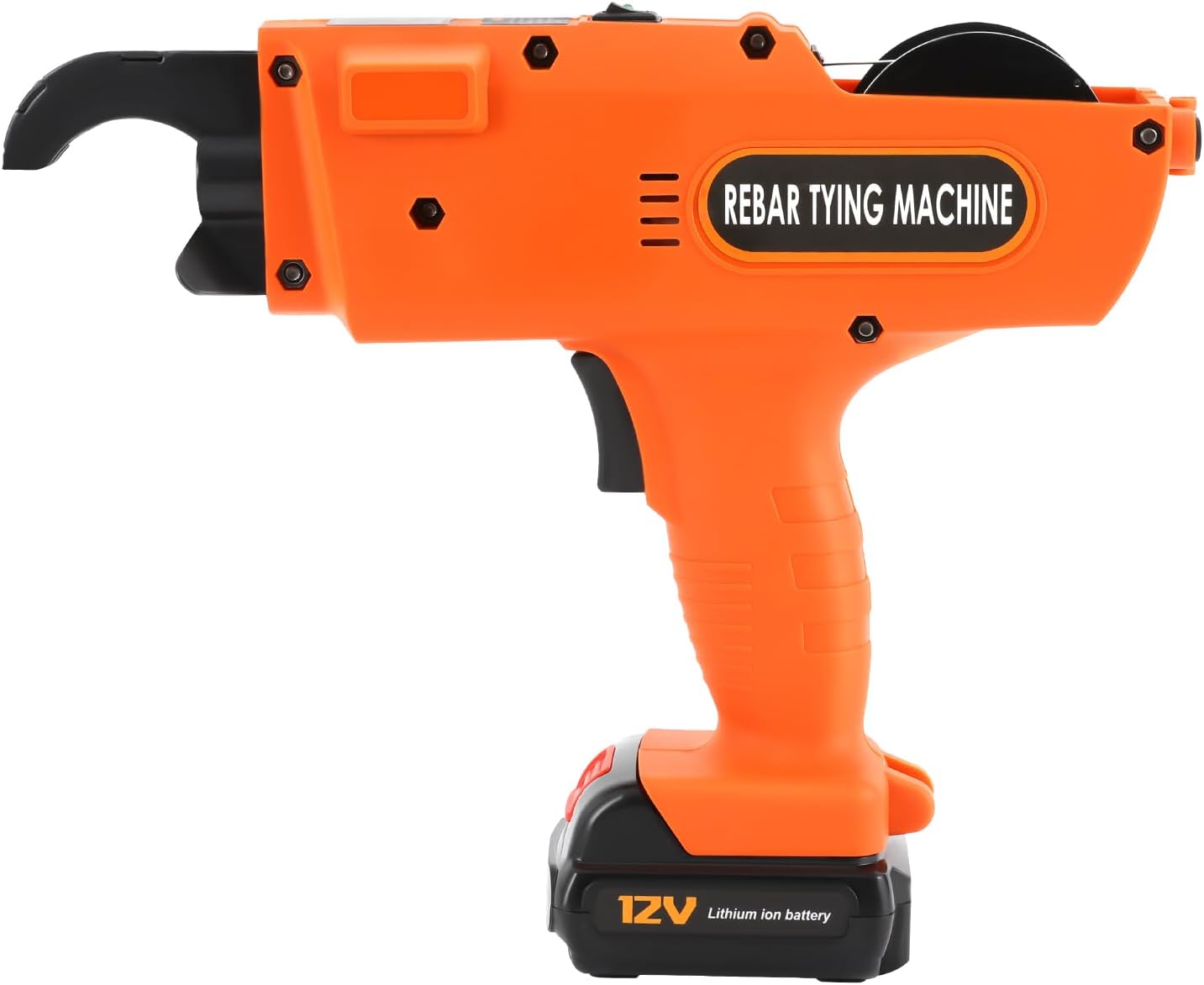 8-34mm Rebar Tie Gun, Automatic Rebar Tier Tying Machine, 110v Charging Plastic Steel Impact-Resistant Handheld Tier Tool Set W/1800mah High-Capacity Li-Ion Battery&Toolbox, For Construction Project