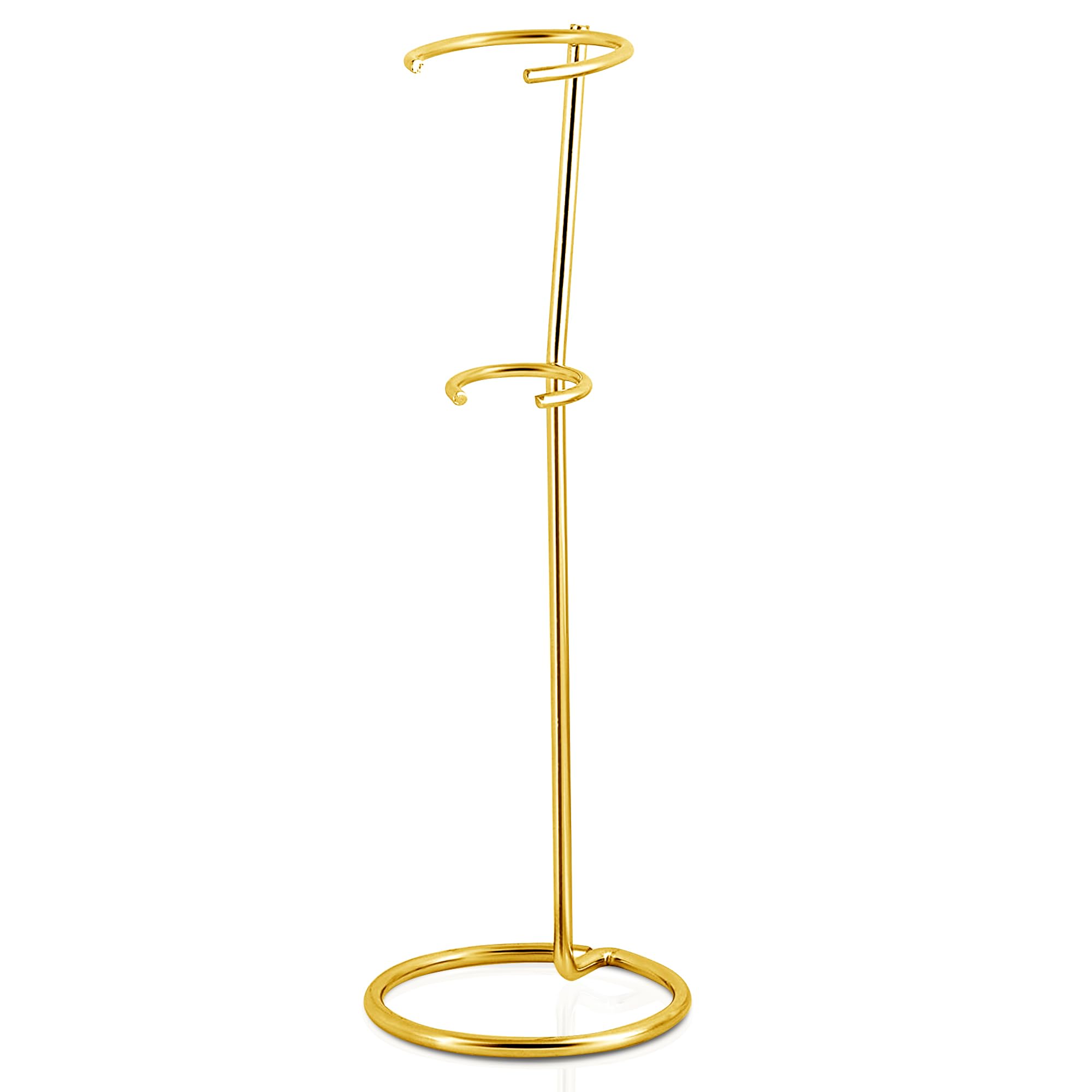 Zulay Kitchen Original Frother Stand for Milk Frothers - Heavy Duty, Premium Milk Frother Holder for Multiple Types of Handheld Frothers (Gold)