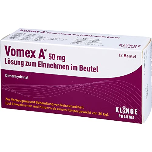 VOMEX A 50 mg Lsg.z.Einnehmen im Beutel 12 St