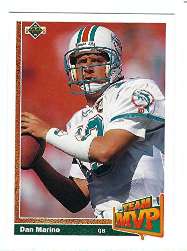 DAN MARINO 1991 Upper Deck Team MVP #465 Card Miami Dolphins Football at  Amazon's Sports Collectibles Store