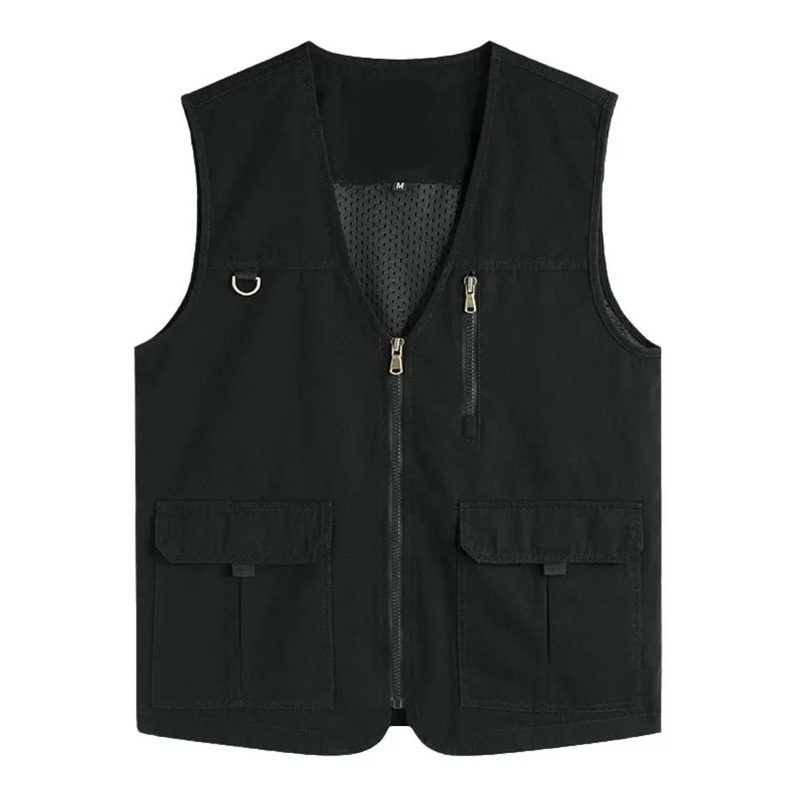 Gilet da pesca Gilet Da Uomo In Puro Cotone Stile Campeggio All'aperto