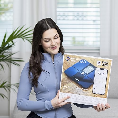 Báscula inteligente LifeCHARGE con análisis corporal 22 en 1 miniatura 6