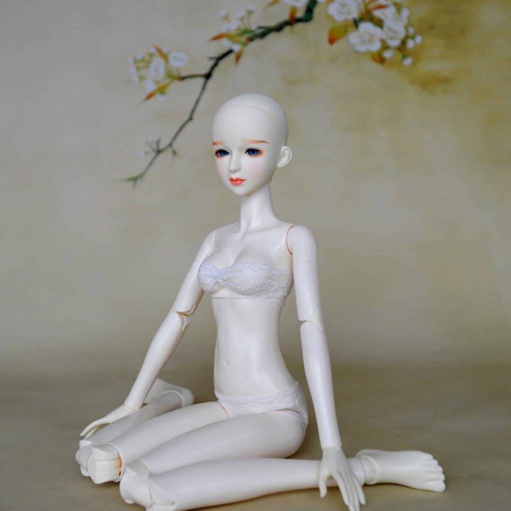 Amazon | JWQFBC 60cmの1/3ドールヘッドアイズDIYカスタム, ブルーアイ