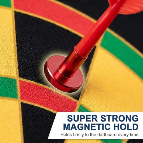 Image of Mashes Magnetic Dart Board Game for Kids & Family | Double Sided Indoor Dart Game with Safe Magnetic Darts | Hanging Target Board Toy for Boys & Girls [2 in 1]