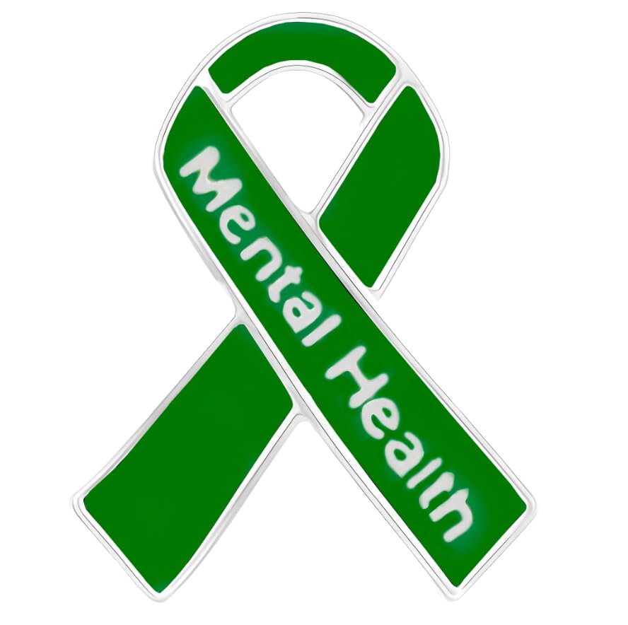 Green Ribbon Awareness Pins - Wholesale Pack Pins for Cerebral Palsy, Glaucoma, Mental Health, Bipolar Disorder, Organ Donation, Liver Cancer- Perfect for Gift-Giving and Fundraising