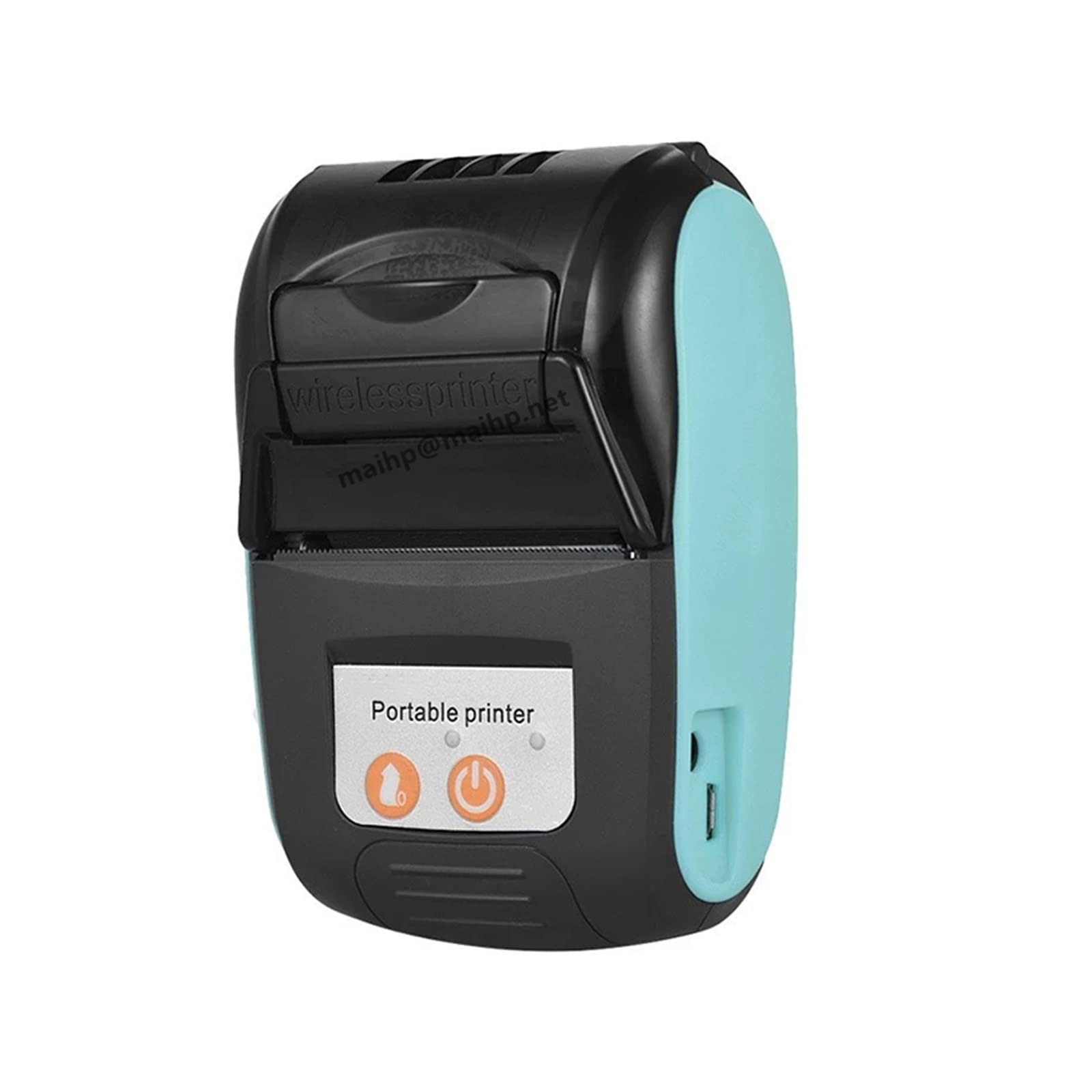 Stampante a getto d'inchiostro portatile, Wireless Portatile Mini Palmare 58mm Bluetooth Cellulare Android POS PC Pocket Bill Impresoras Stampante Termica for Ricevute Asciugatura rapida su diversi ma