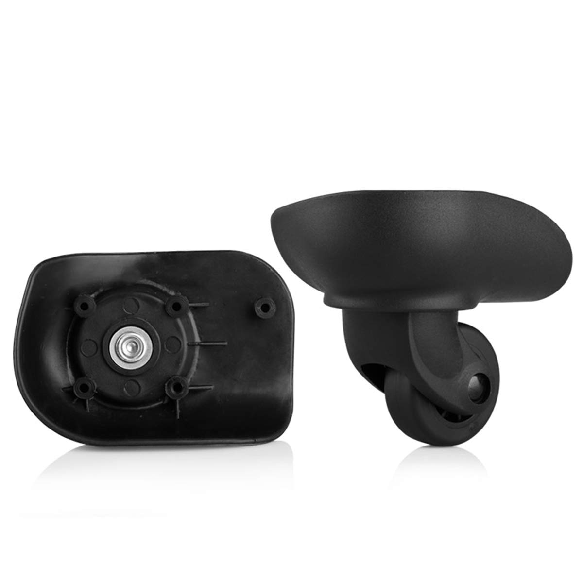 Roues de Valise，Roues de Remplacement pour Bagages roulettes pivotantes à 360 degrés for valises, pièces de Rechange et de réparation for valises, roulettes pivotantes (W069#)