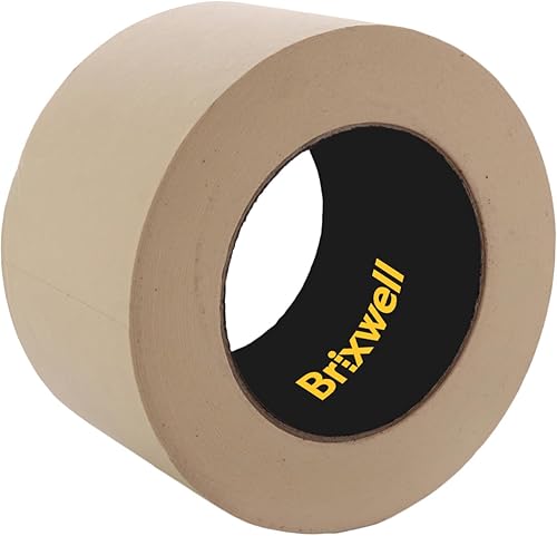 Miniatura 2 de Brixwell 48 rollos de cinta adhesiva de uso general de grado profesional de 3 pulgadas x 60 yardas, fabricada en los Estados Unidos