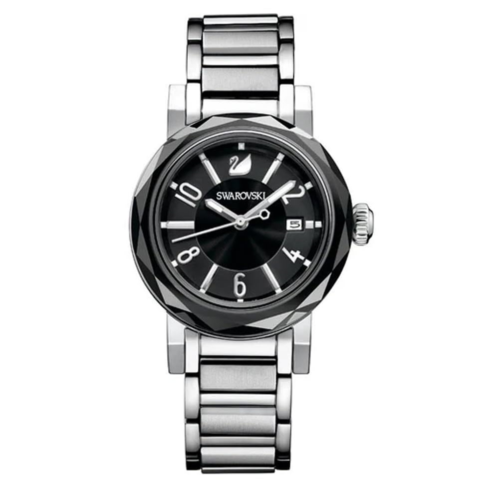 Swarovski Reloj Octea Lady 999976 para Mujer, Negro/Plata, Pulsera