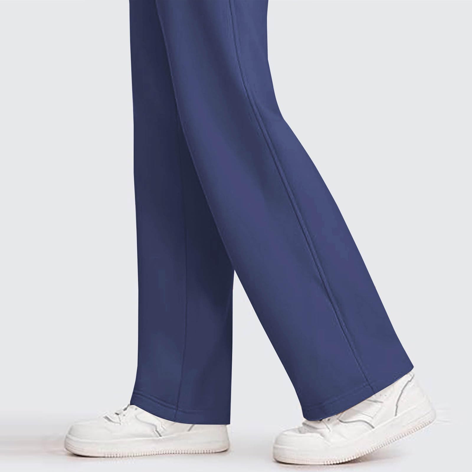 Pantalon Deporte Mujer,Pantalones Chandal Mujer Anchos Deporte Pantalones Anchos Mujer Rectas Trabajo Pantalones Elástico Cintura Alta Pantalones de Trabajo Suelto Cómodo Pantalones Jogger