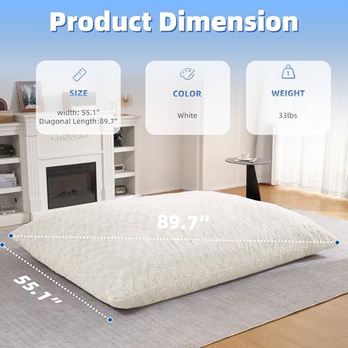 Save 50% on HABUTWAY 4-in-1 Memory Foam Bean Bag Chair - Image 2