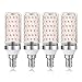 Lampadina LED E14 16W Luce Calda 3000K 1600lm, equivalente a Lampadina Alogena E14 100W 120W, CA 230V, non dimmerabile, confezione da 4