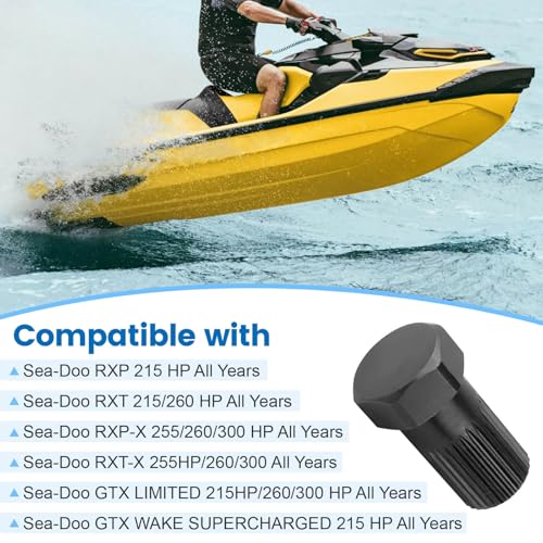 Image of Impeller Wrench Tool WR012, 1.16 Inch 28 Teeth Impeller Prop Removal Tool Compatible with Sea-Doo RXP RXP-X RXT RXT-X GTX 215 255 260 300 HP