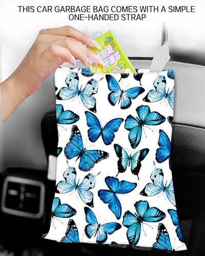 Image of Hanging Car Trash Can and Bag for Accessories