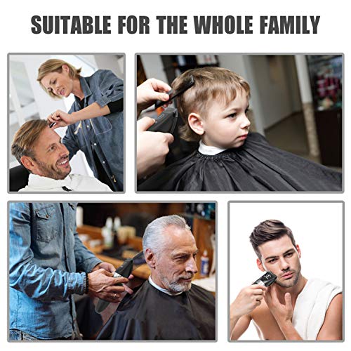 Ceenwes Quiet Hair Clippers for Men, Cordless Hair Trimmer Beard Trimmer Men Haircut Kit Rechargeable Waterproof with LED Display for Families