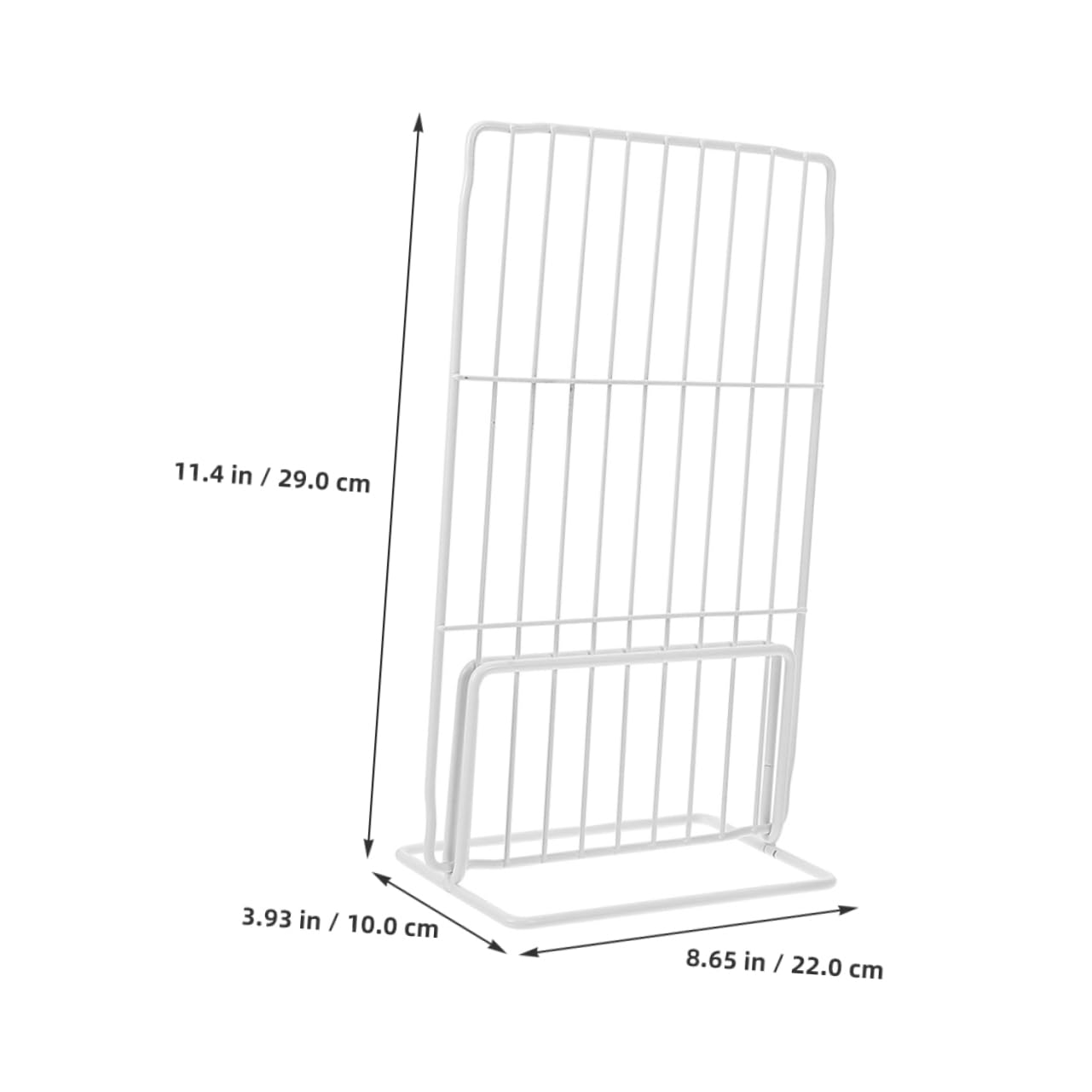 iplusmile Separador de Congelador Ajustable de Hierro Blanco 2 Piezas