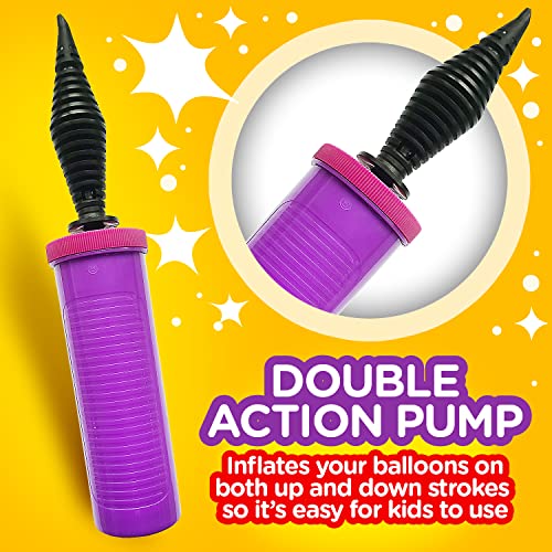 Learn & Climb 2724562988092 Diy Balloon Animal Kit For Beginners. Twisting & Modeling Balloon Kit 30 + Sculptures ,100 Balloons For Balloon Animals , Pump And Manual. Party Fun Activity/Gift For thumb #5