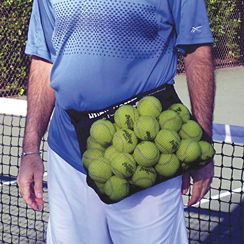 OnCourt OffCourt Handy Hopper – Stores Balls Easily / Fits Around Any Waist / 36 Tennis Ball Capacity