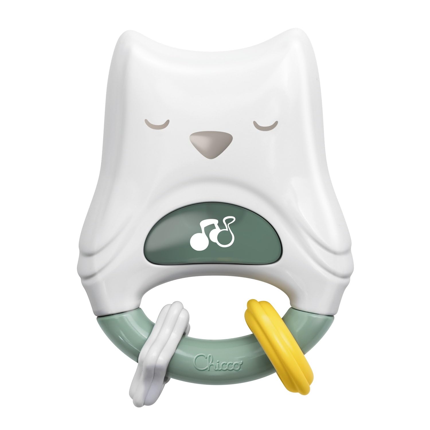 Chicco Gufo Day&Night Trillino Elettronico Neonato e Bambini con Anelli, Luci, Musica e Suoni, Giochi Bambini 0 Mesi +