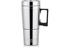 Car Electric Bottle Warmer & Coffee Mug: Savor Warm Beverages on the Road