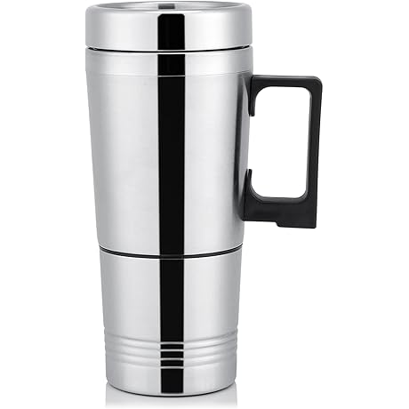 Car Electric Bottle Warmer & Coffee Mug: Savor Warm Beverages on the Road