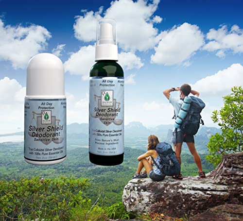 Silver Shield Deodorant - Sensitive Skin Formula - Spray-on, All Natural Colloidal Silver Deodorant,2 oz. - Image 4