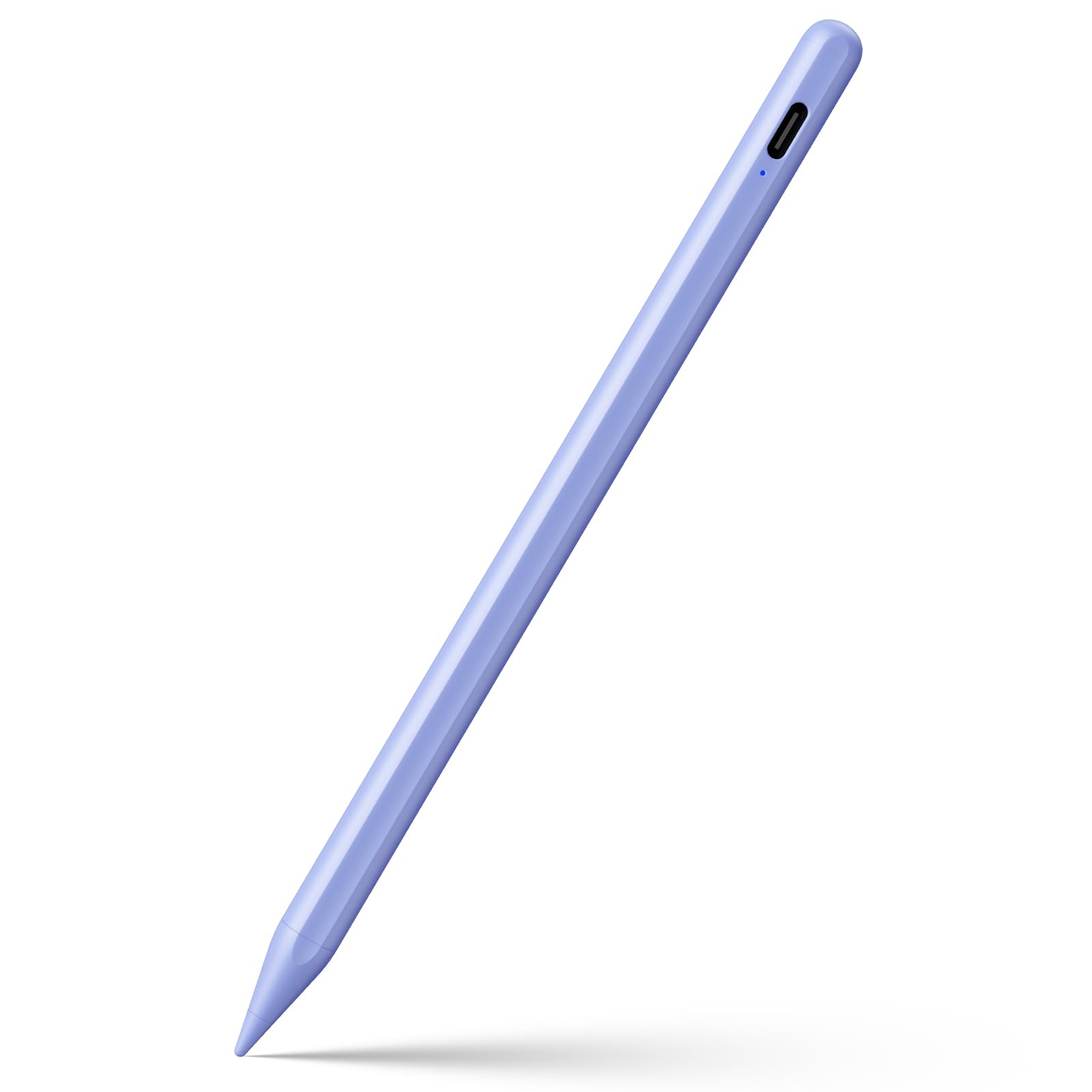 Stylus Pen for iPad 6-11th Gen 2X Fast Charge, Palm Rejection-Purple | Tilt Sensitivity, USB-C Charge, Compatible with 2018-2026 Apple Pencil iPad Pro 11/12.9/13, Air 3/4/5/M2/M3/M4, mini 5/6/7