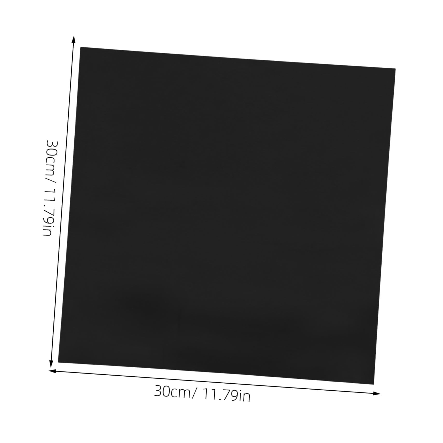 Schwarze Acrylplatte und Selbstgemacht Bastelarbeiten Heimdeko
