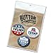 3-Pack 1.5 Inch Buttons - Donald Trump 2024 Campaign - Lapel Pins Assorted Designs 3862