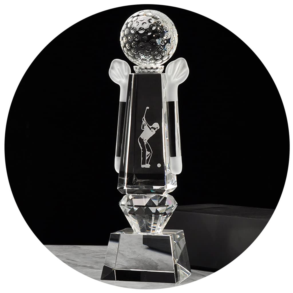 Trofeos, medallas y premios Trofeo Del Campeonato Internacional De Golf Trofeo De Premio Hoyo En Uno El Trofeo De Mayor Distancia En Competición De Golf Un Regalo Para Los Niños Trofeo Cristal Transpa