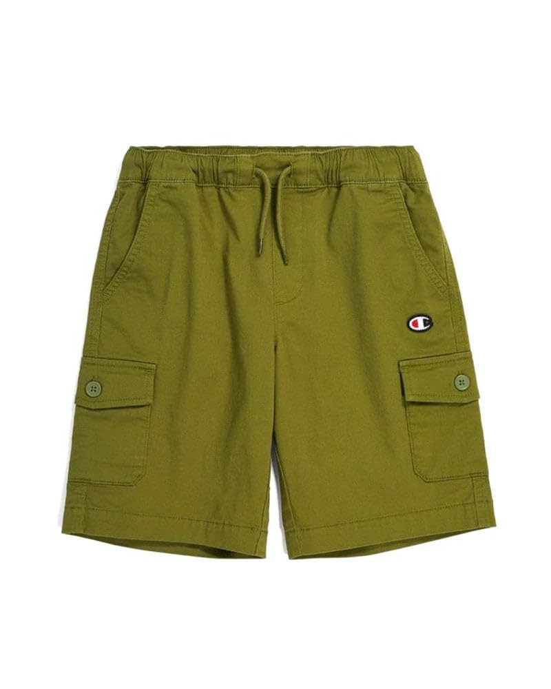 Pantalones cortos cargo Champion Legacy para niños de algodón lavado con logo tonal 4