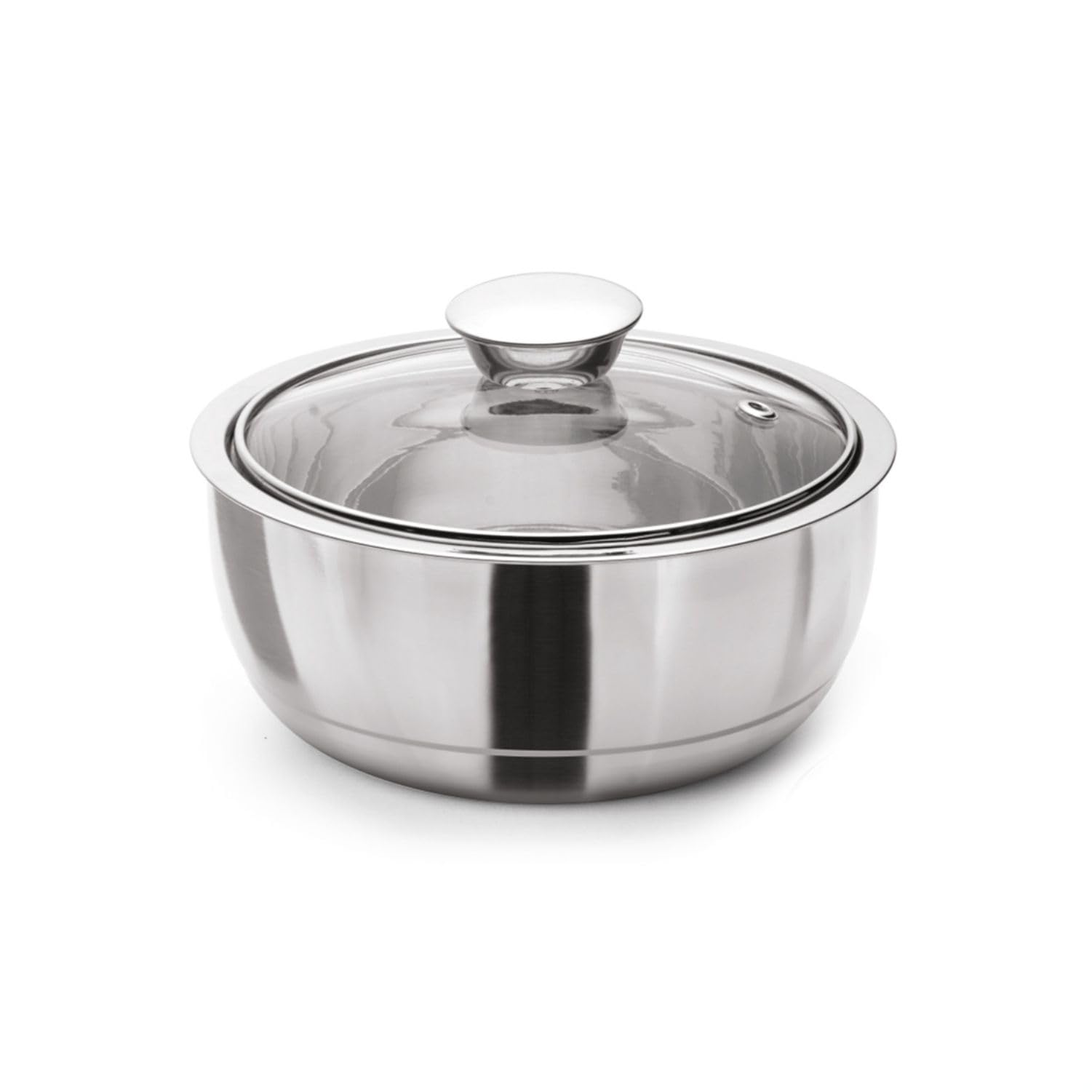 Signoraware 2000ml Stainless Steel Bowls - Airtight & Microwave Safe -17