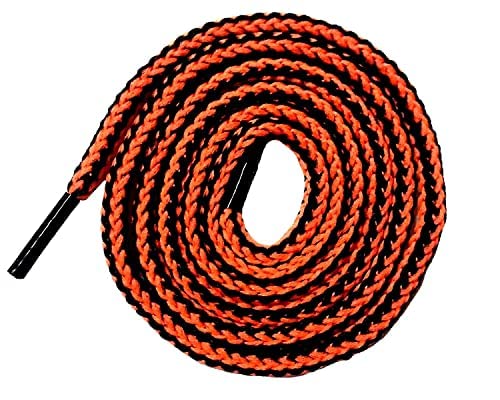 SIA VENDORS 2 Pair Super Quality Flat Oval Shoe laces 5/16" Wide Shoelaces for Athletic Running Sneakers Shoes Boot Strings (2 Pair, Orange & Blk Oval Laces) (B0BL7N5RYY) Amazon Price History, Amazon Price Tracker