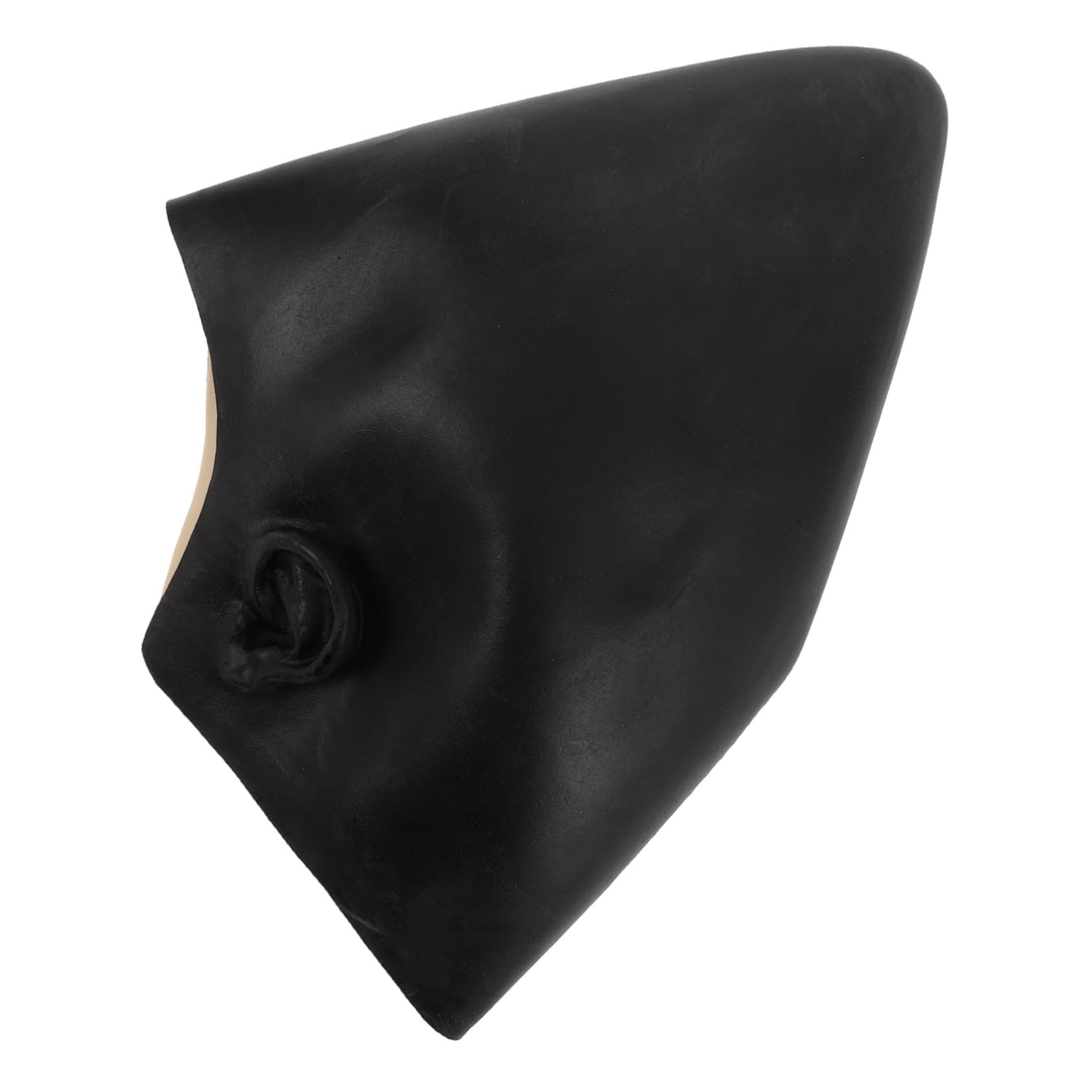Healvian 5 Stück Schwarze Latex Glatze Flexible und Langlebige Bald Cap für Erwachsene Realistisches Makeup Zubehör für Halloween Cosplay Theater und Themenpartys