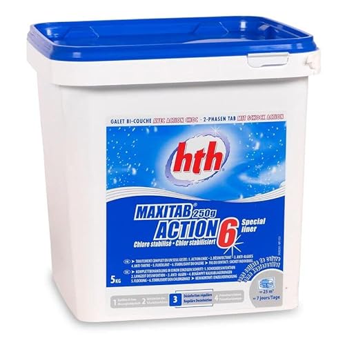 Preisvergleich Produktbild HTH MaxiTab 250g Action 6 (2-Phasen Tablette)