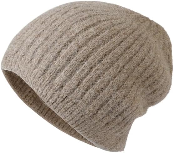 Autumn and Winter Knitted hat Cold-Proof and Warm hat Women's Wool hat