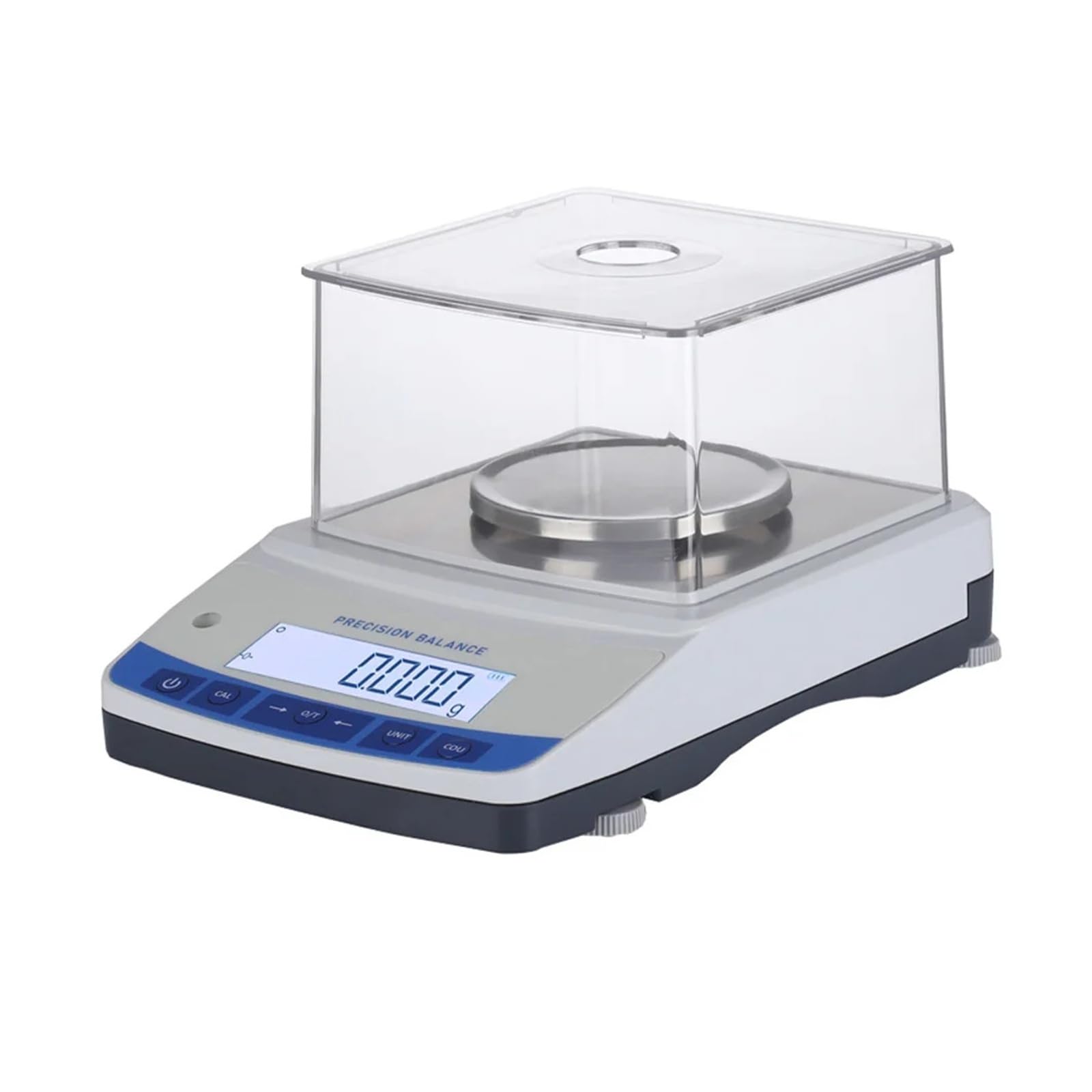 Báscula electrónica recargable de precisión de laboratorio de 0.001g con interfaz RS232 de parabrisas Respuesta precisa(500g-0.001g)