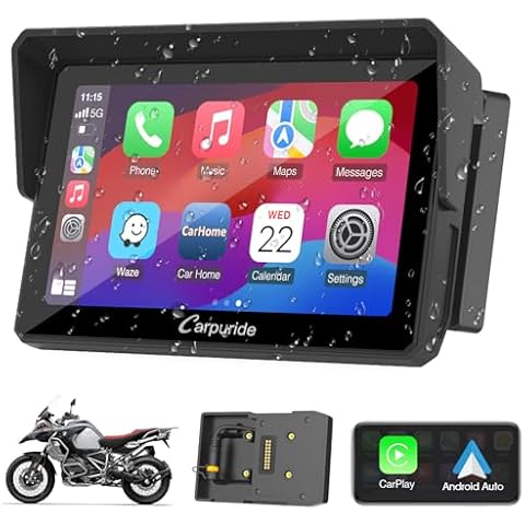 Carpuride W502B Écran Carplay Moto Cover