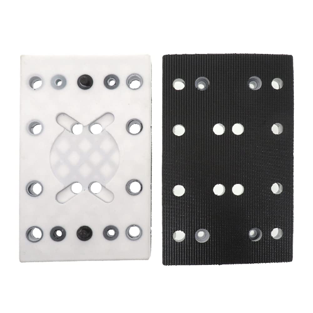 DAZZLEEX Tampone abrasivo 130X80Mm Pad 12 Fori Sostituzione Piastra di Backup per Rts 400 Req