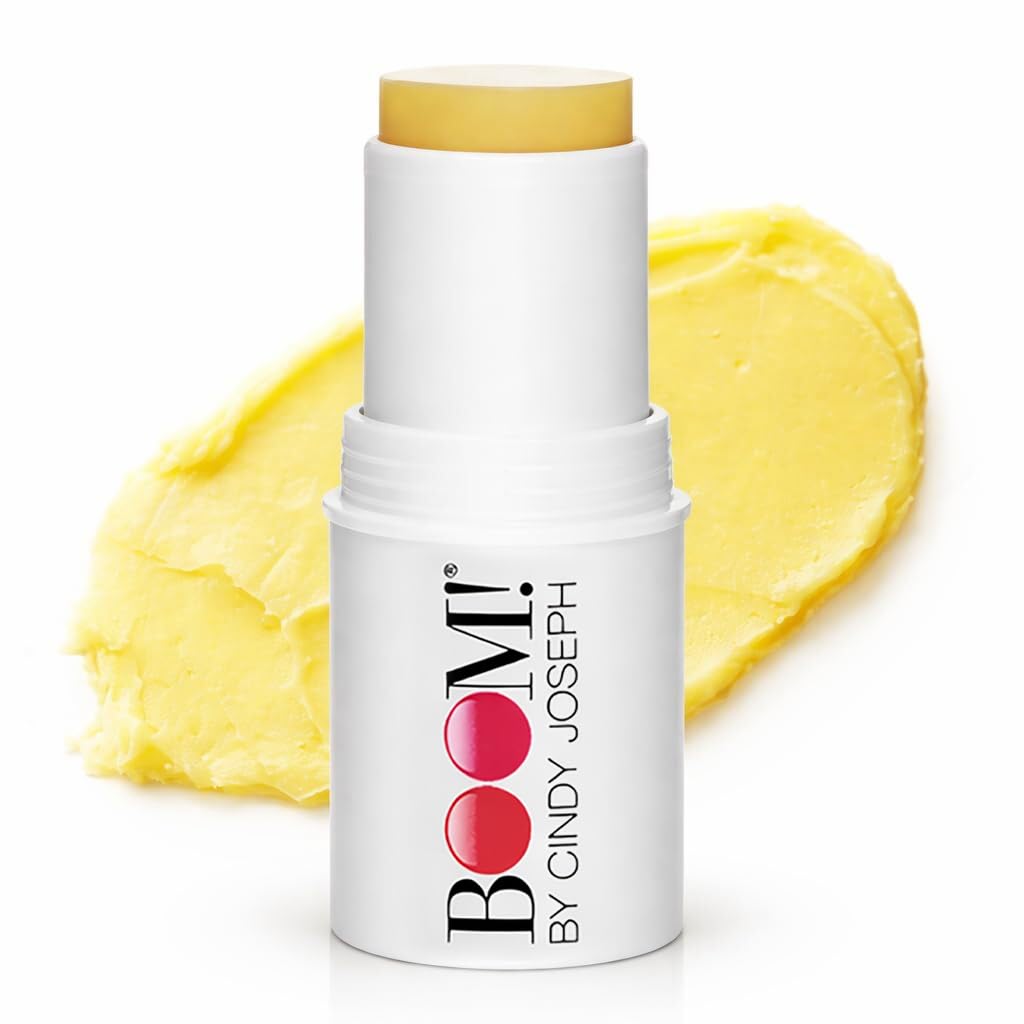 Boomstick GLO® Organic Moisture Stick, Multi-Use Balm | For Lips, Face, Under Eyes, Dry Skin, Cuticles & Brows, Solid Travel Moisturizer with Olive Oil, Beeswax & Honey, Heritage