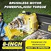 8 Pouces Mini Tronconneuse avec Perche & Secateur Electrique, 4-en-1 Ensemble d’Outils de Jardin avec 2 * 4000 mAh Batteries, Moteur Brushless, Portée Maximale Jusqu’à 4,2 m pour Jardinage/Arbres